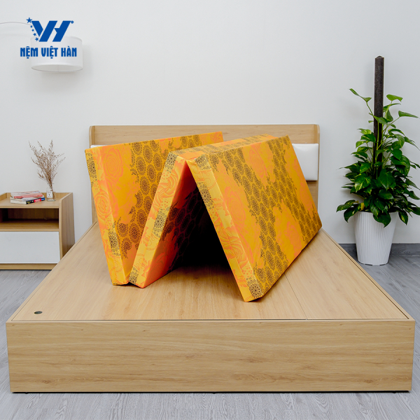 Nệm Bông Ép Hoạt Tính Việt Hàn