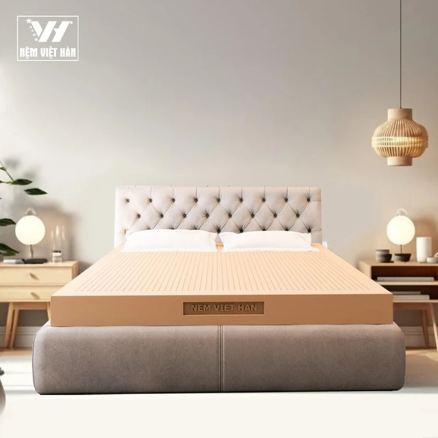Nệm cao su thiên nhiên Việt Hàn Luxury - Chất lượng vượt thời gian