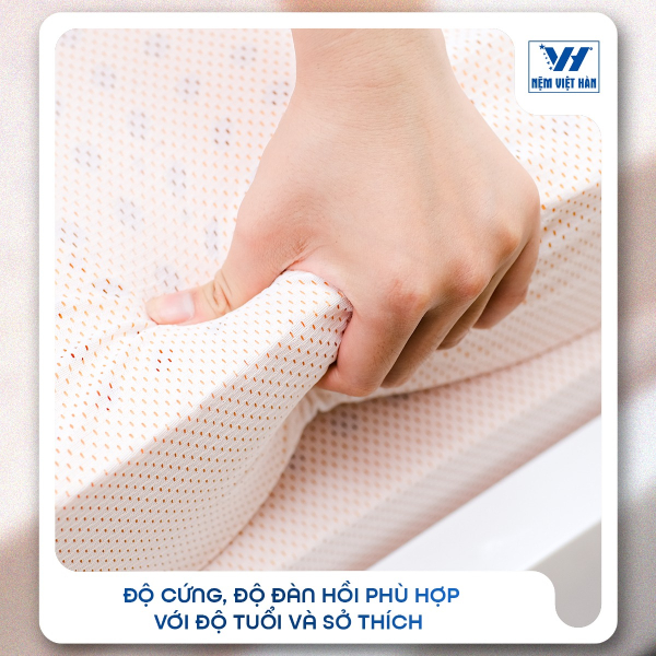 Độ đàn hồi hoàn hảo mang đến giấc ngủ ngon sâu cho mọi đối tượng người dùng