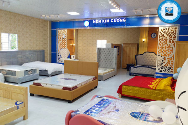 Nệm cao su Kim Cương