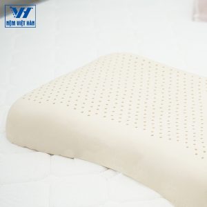 Gối Cao Su Thiên Nhiên Việt Hàn Lỗ Tròn