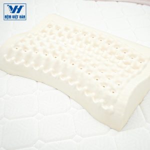 Gối Cao Su Thiên Nhiên Việt Hàn Lỗ Vuông