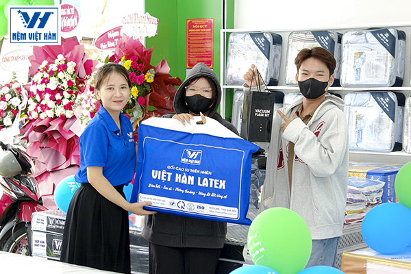 Nệm cao su thiên nhiên Việt Hàn