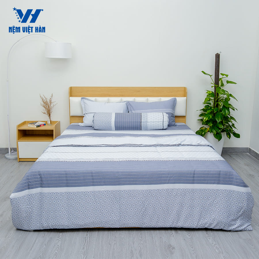 Bộ ga mền Việt Hàn Tencel – Thoáng Mát, Thấm Hút Mồ Hôi