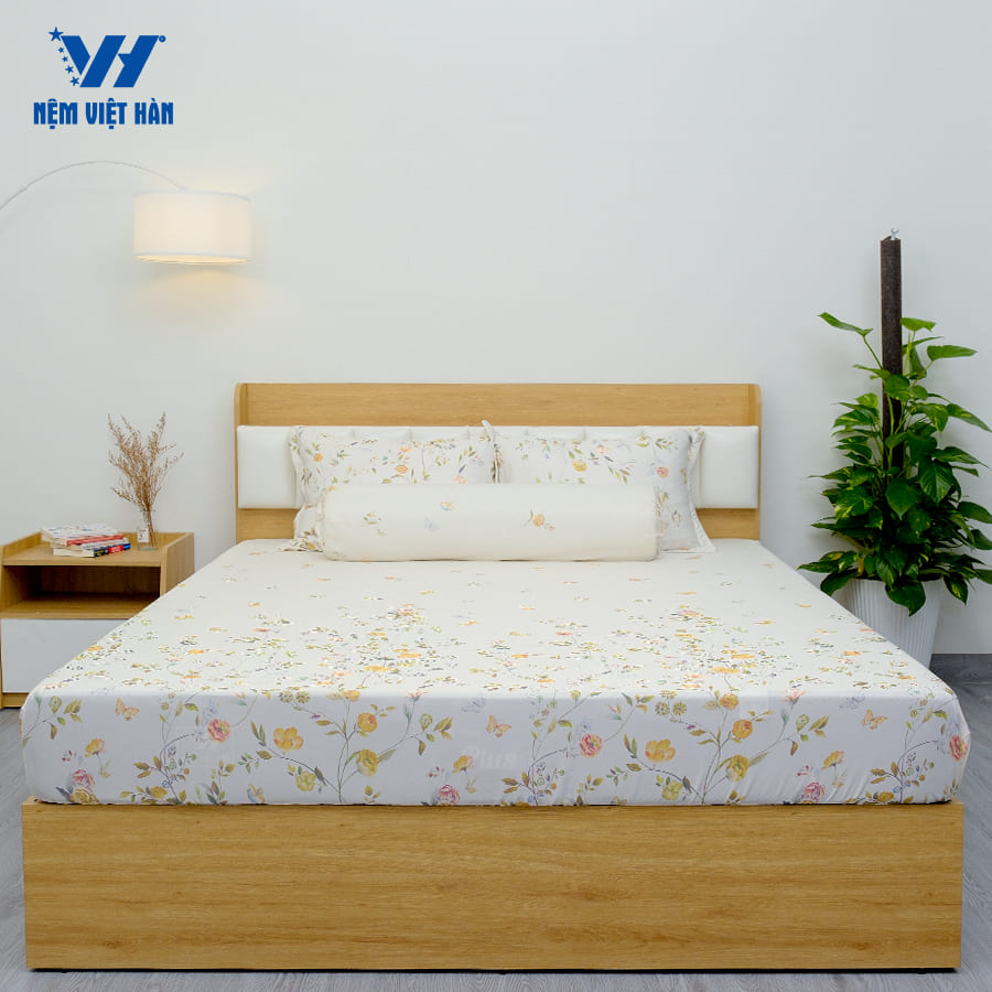 Bộ Ga Giường Việt Hàn Tencel – Thoáng Mát, Thấm Hút Mồ Hôi